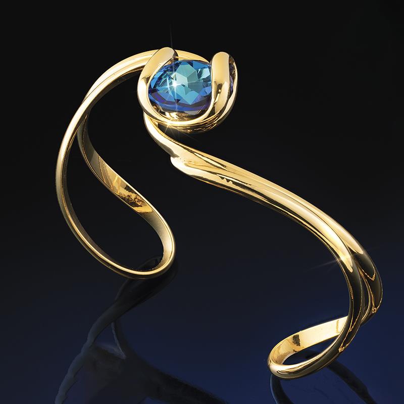 Lake Garda Blue Cuff